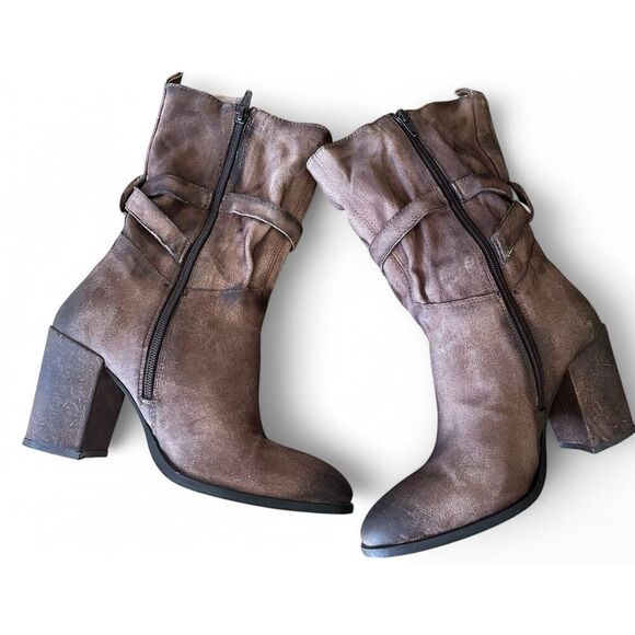 DIBA TRUE Women Size 8 Will Ton Western Boots - Round Toe Zipper Excellent Cond. - Picture 7 of 12